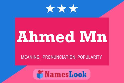 Poster del nome Ahmed Mn