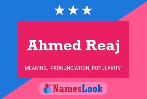 Poster del nome Ahmed Reaj