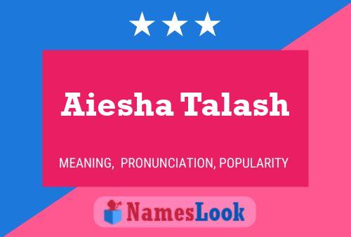 Poster del nome Aiesha Talash