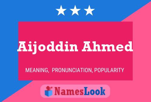 Poster del nome Aijoddin Ahmed