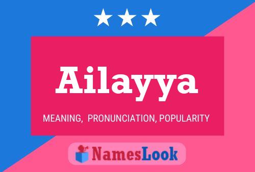 Poster del nome Ailayya