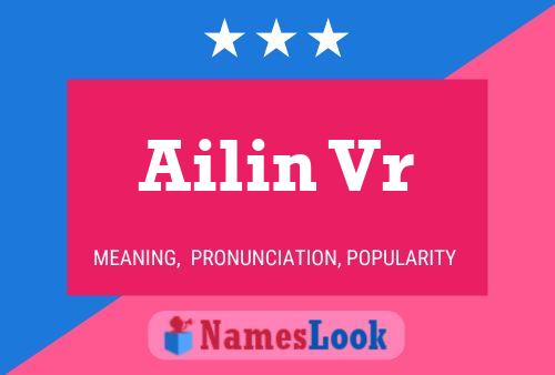 Poster del nome Ailin Vr