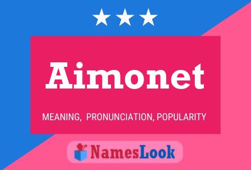 Poster del nome Aimonet