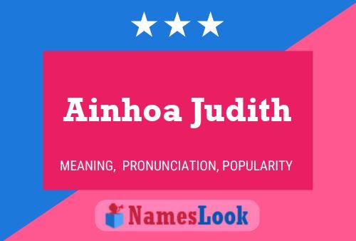 Poster del nome Ainhoa Judith