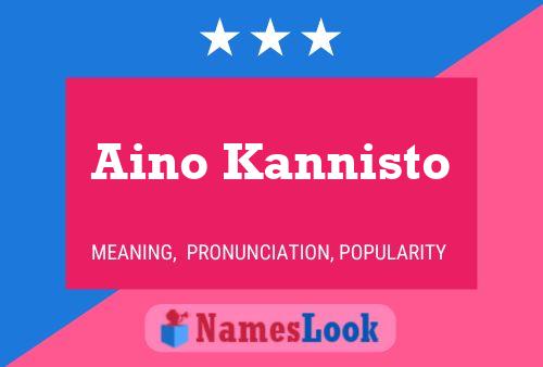 Poster del nome Aino Kannisto