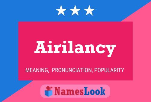 Poster del nome Airilancy