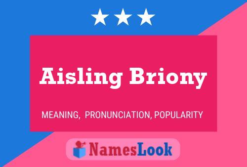 Poster del nome Aisling Briony