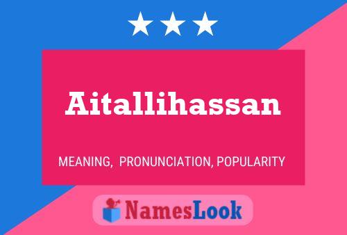 Poster del nome Aitallihassan