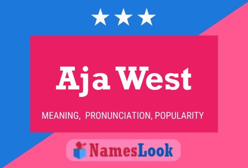 Poster del nome Aja West