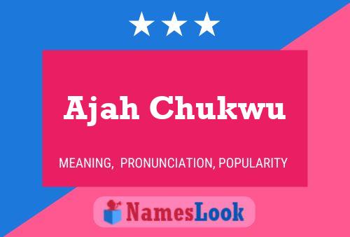 Poster del nome Ajah Chukwu