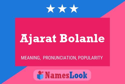 Poster del nome Ajarat Bolanle