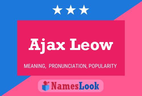 Poster del nome Ajax Leow