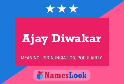 Poster del nome Ajay Diwakar