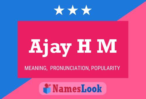 Poster del nome Ajay H M