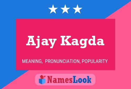 Poster del nome Ajay Kagda