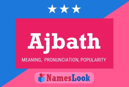 Poster del nome Ajbath