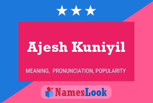 Poster del nome Ajesh Kuniyil