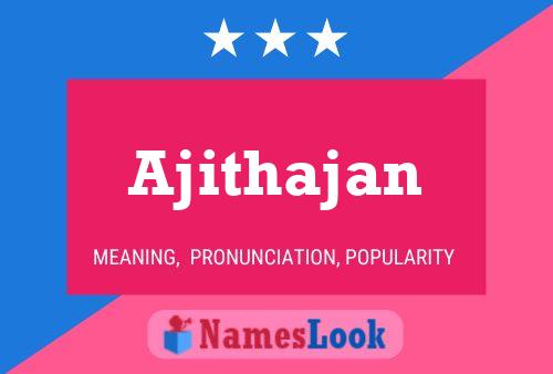 Poster del nome Ajithajan