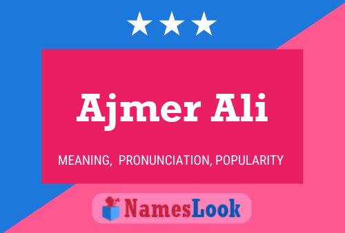 Poster del nome Ajmer Ali