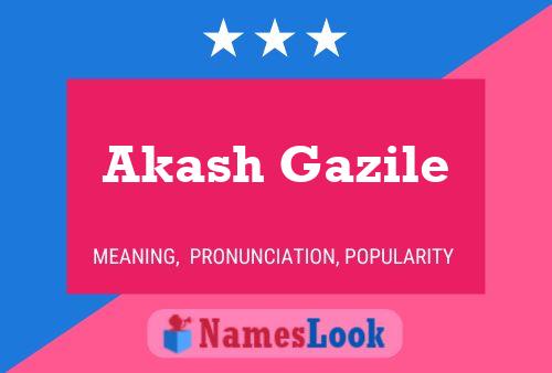 Poster del nome Akash Gazile