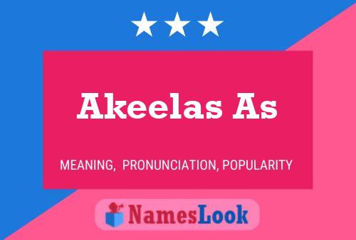 Poster del nome Akeelas As