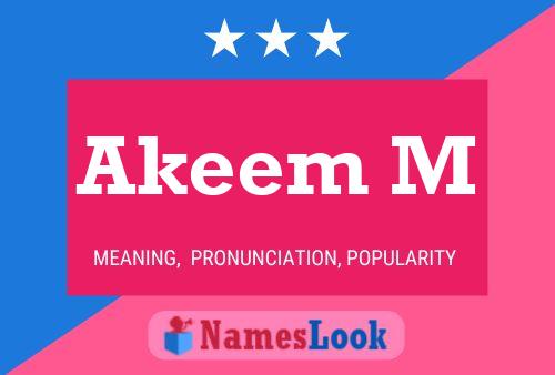 Poster del nome Akeem M