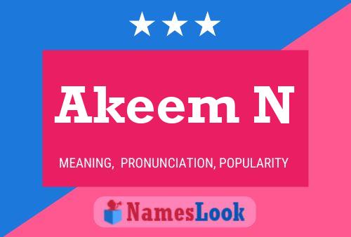 Poster del nome Akeem N