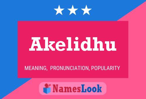 Poster del nome Akelidhu