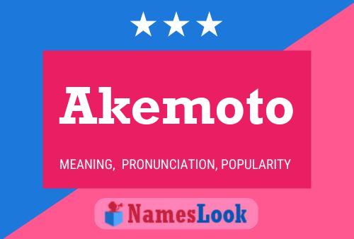 Poster del nome Akemoto