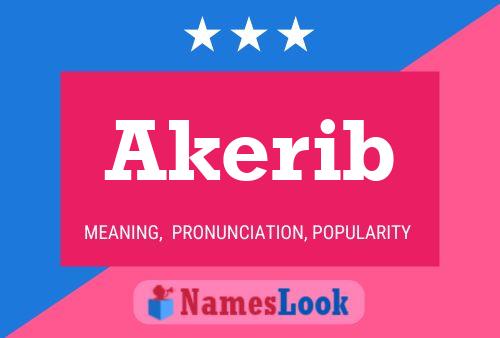 Poster del nome Akerib