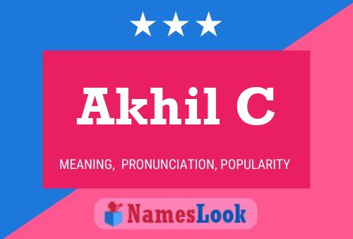 Poster del nome Akhil C