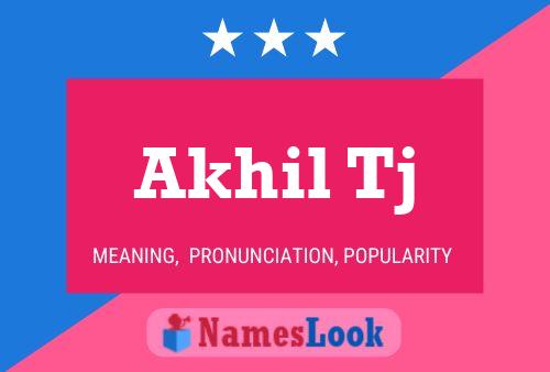 Poster del nome Akhil Tj