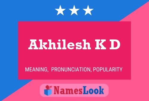 Poster del nome Akhilesh K D