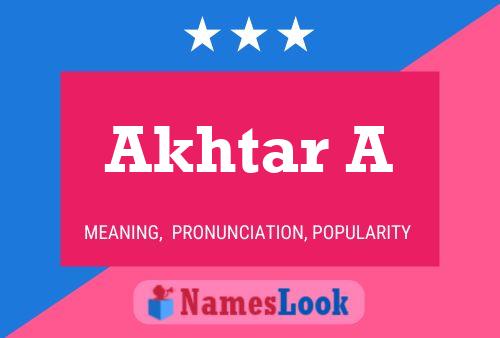 Poster del nome Akhtar A