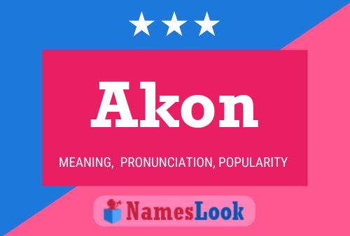 Poster del nome Akon