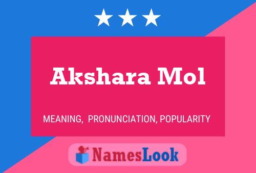 Poster del nome Akshara Mol