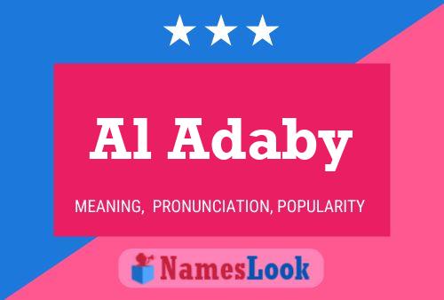 Poster del nome Al Adaby