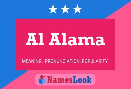 Poster del nome Al Alama