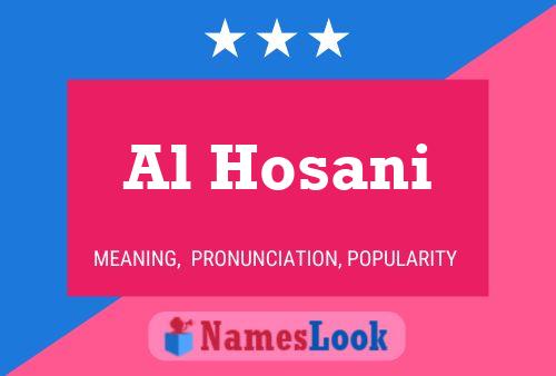 Poster del nome Al Hosani