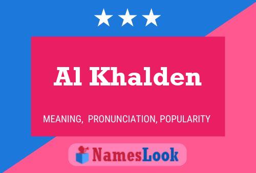 Poster del nome Al Khalden