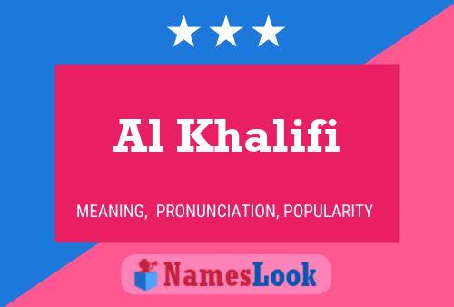 Poster del nome Al Khalifi