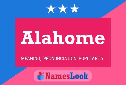 Poster del nome Alahome