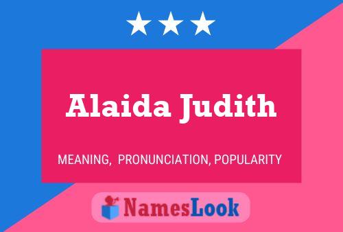 Poster del nome Alaida Judith