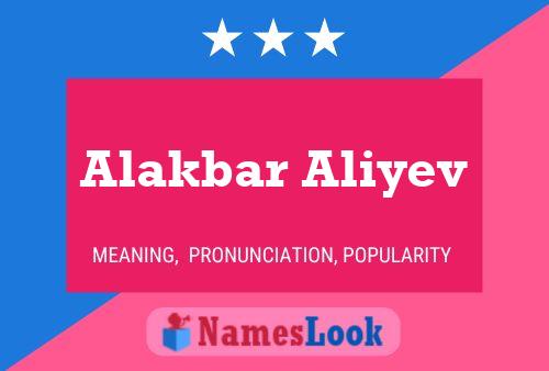 Poster del nome Alakbar Aliyev