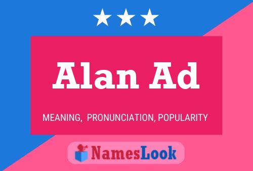 Poster del nome Alan Ad