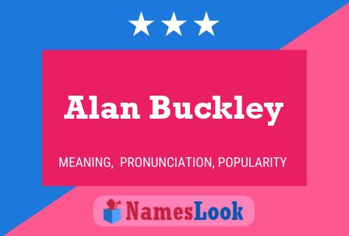 Poster del nome Alan Buckley