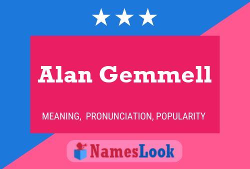 Poster del nome Alan Gemmell