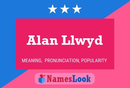 Poster del nome Alan Llwyd