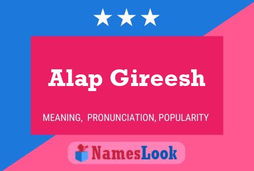 Poster del nome Alap Gireesh