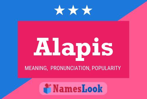 Poster del nome Alapis